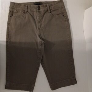 Nine West Jeans Women's Capri Pants Sz. 14/31 Grayish Brown‎ Stretch